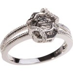 Silenti Jewelry Сребърен пръстен "Буржоазия" - 7 - 54.5мм (17.2мм диам. )