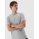 4F H4Z22-TSM352 COLD LIGHT GREY MELANGE pánské tričko H4Z22-TSM352 COLD GREY