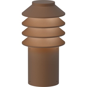 Louis Poulsen Градинска лампа Bysted LED 3000K с основен монтаж без адаптер S кафява (5747404508)