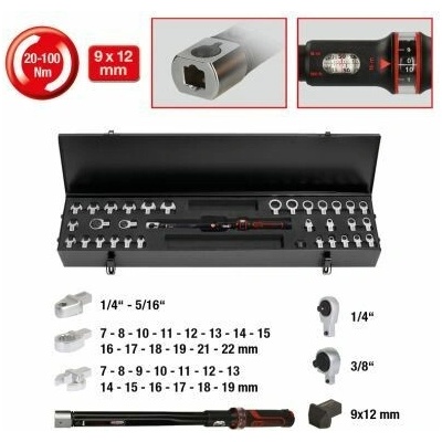 KS Tools Momentový kľúč - sada 516.1635