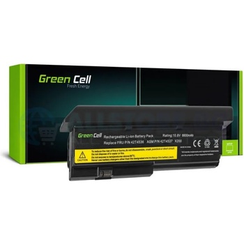 Green Cell Батерия за лаптоп GREEN CELL, IBM Lenovo ThinkPad X200 X201 X201i 42T4534, 10.8V, 6600mAh (GC-LENOVO-X200-LE22)