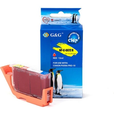 Compatible ГЛАВА ЗА CANON PIXMA PRO-10 (PRO10) - Red - ink cartridge - PGI-72R (PGI72R) - 6410B001 - PN NP-C-0072R/C(PG) - G&G (NP-C-0072R)
