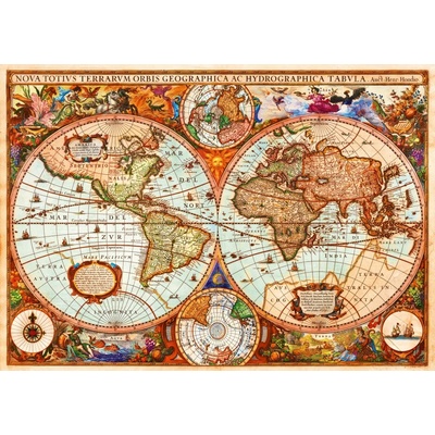 Bluebird Puzzle - Puzzle Stewart: Vintage Map - 1 000 piese