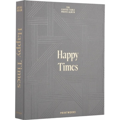 Fotoalbum HAPPY TIMES, šedá, Printworks