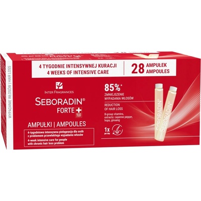 Seboradin Forte ampule proti vypadávání vlasů 14 x 5,5 ml