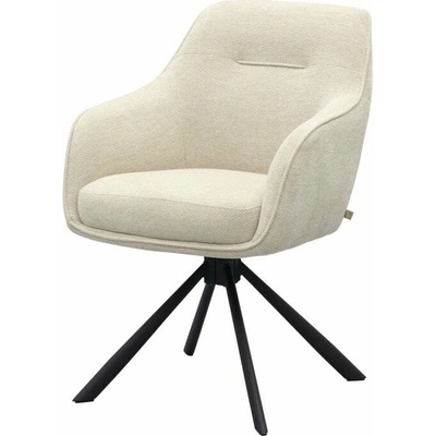 Unique Furniture Avola s podrúčkami Krémovobiele