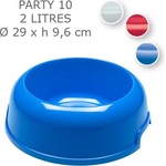 Ferplast PARTY 10, Пластмасова купа с гумички - 2 л