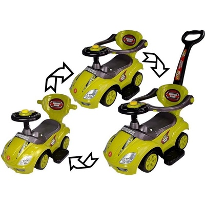 Mamido 3v1 Mega Car žluté