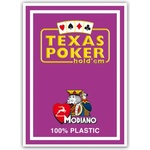 Modiano Пластични покер карти Texas Poker - лилав гръб