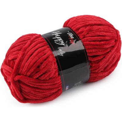 Pletací žinylková příze Happy Baby 100 g Varianta: 6 (41142) červená, Balení: 1 ks 58132/148189/267630
