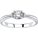 SILVEGO strieborný prsteň ISADORA so Swarovski Zirconia JJJR1120SW