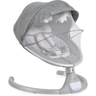 Cangaroo Електрическа люлка iSwing силвър (109351)