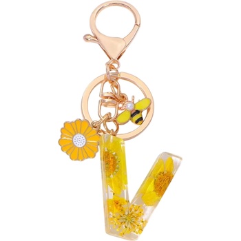 HARAHU Ключодържател Азбука - v / Жълта kp37855 (37855)