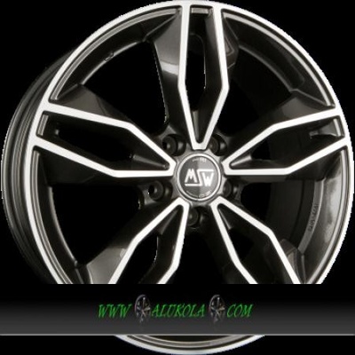 MSW 71 8x19 5x110 ET34 dark grey polished