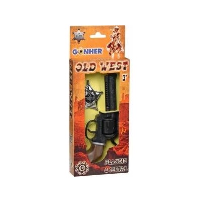 GONHER Cowboy Revolver Set with Gonher Badge