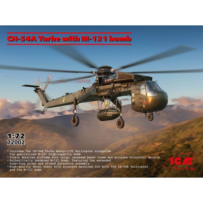 ICM Sikorsky CH-54A "Tarhe" Heavy Helicopter with M-121 Bomb 1:72