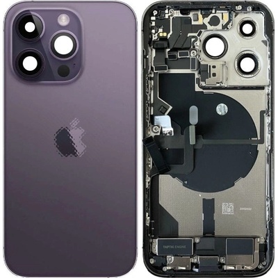 Kryt Apple iPhone 14 Pro zadní Housing s Malými Díly fialový