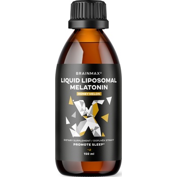 BrainMax Liquid Liposomal Melatonin, Honey Melon, 0, 49 mg, 150 ml