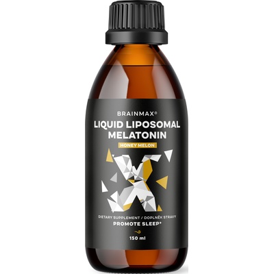 BrainMax Liquid Liposomal Melatonin, Honey Melon, 0, 49 mg, 150 ml