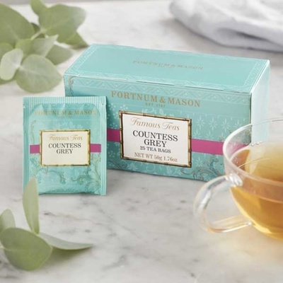 FORTNUM & MASON čaj countess grey 25 sáčků