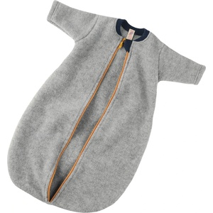 Engel Бебешки спален чувал Engel Baby Sleeping Bag Fleece L/S with Zip Baby sleeping bag - Hellgrau Melange - размер 50/56 (EU) (516-0156-0111)