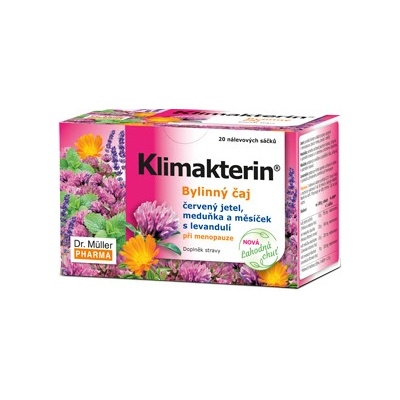 DR.MÜLLER Klimakterin bylinný čaj při menopauze 20 nálevových sáčků