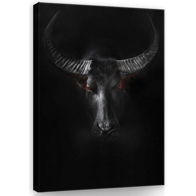 Postershop Obraz na plátně: Černý býk - 100x75 cm