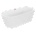 Mexen Luna 150x75 cm white/brushed copper (52031507500-65)