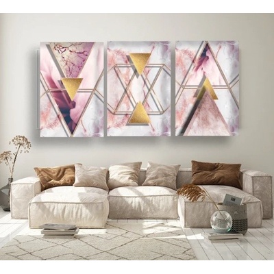 Divio Třídílný obraz na plátně, vzor 70009 Velikost: 90x180 cm