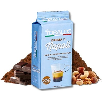 TORALDO Italská Mletá káva Crema di Napoli 250 g