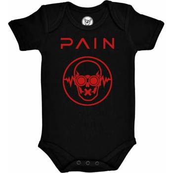 Image 1 of METAL-KIDS Детско боди Pain - (Logo) - schwarz - rot - Metal-Kids - 340.30. 8.3