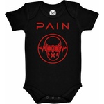 METAL-KIDS Детско боди Pain - (Logo) - schwarz - rot - Metal-Kids - 340.30. 8.3