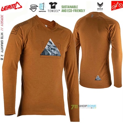 Leatt MTB Gravity 2.0 horčicová