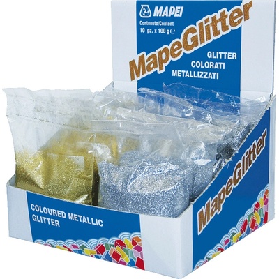 Trblietky Mapei Mapeglitter strieborná 0,1 kg R2T MAPEGLITTERST1