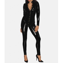 Noir Handmade F247 Long Button-Up PVC Overall