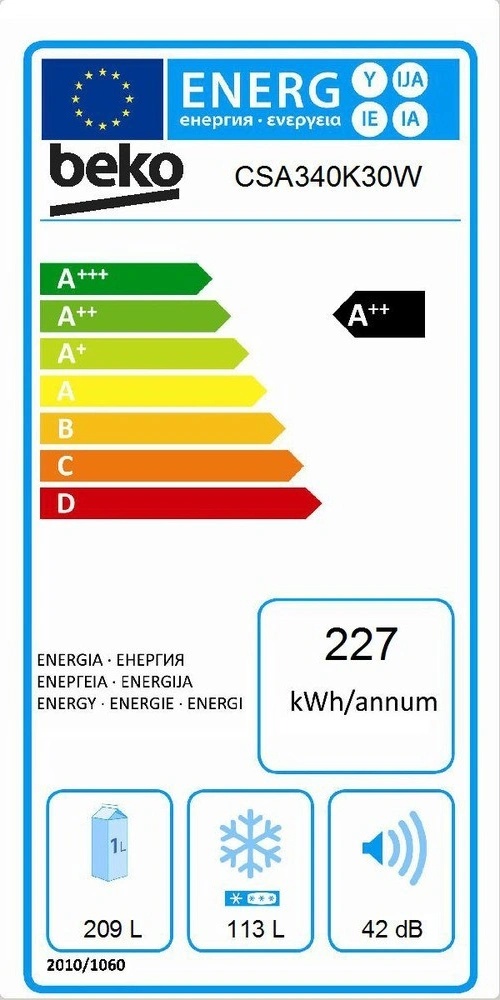 Beko CSA 340 K30W