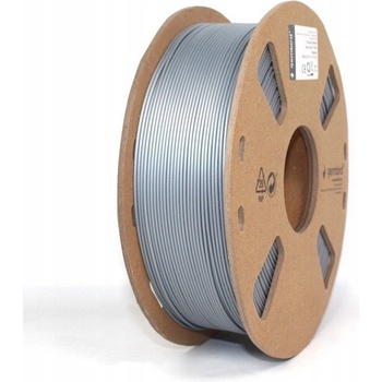 Gembird PLA PLUS, 1,75mm, 1kg, stříbrná