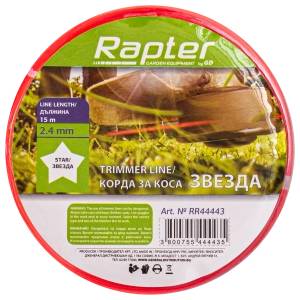 Rapter Корда за тример Rapter RR44443, звезда, 2, 4 мм × 15 м