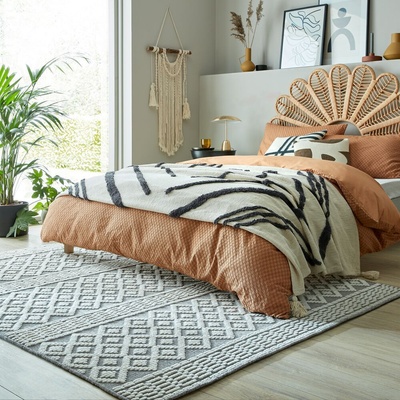 Flair Rugs Verve Jhansi Grey Bílá