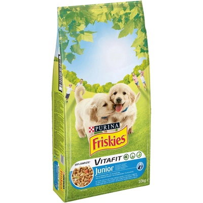 Purina FRISKIES Junior - Пълноценна суха храна за подрастващи кученца до 12 месеца - 15 кг