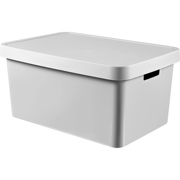 Keter Сива кутия за съхранение с капак , 45 л Infinity - Curver (233941)