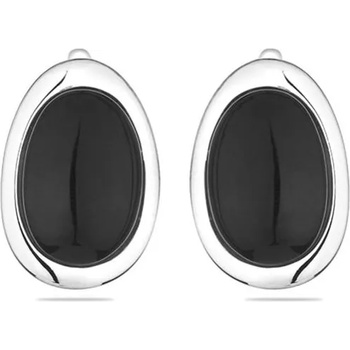 Image 1 of Swan Сребърни обици с оникс GL1347E Swan