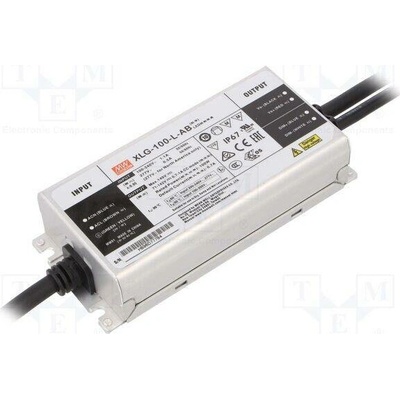 MEAN WELL XLG-100-L-AB Napájecí zdroj: spínaný; LED; 100W; 71÷142VDC; 0,35÷1,05A; IP67
