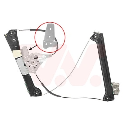 Mechanizmus zdvíhania okna VAN WEZEL 0660263