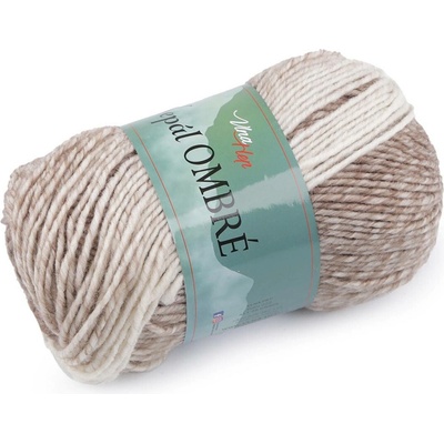 Pletací příze Nepál ombré 100 g Varianta: 2 (7403) béžová, Balení: 1 ks 53056/132042/246639
