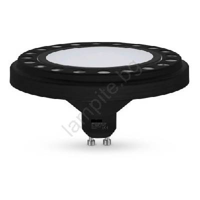 LED Крушка ECOLINE AR111 GU10/15W/230V 4000K 30° черен - Brilagi (BG1307)