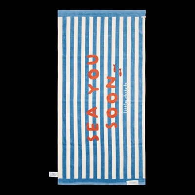 Little Dutch Plážová osuška 120 x 60 cm Ocean Sea Life Blue