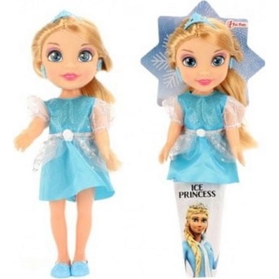 Teddies princezna Ledové království plast 31 cm v kornoutu