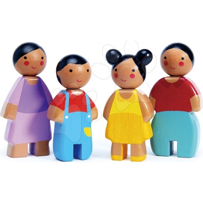 Leaf Toys postavičky rodina The Leaf Family Tender mama otec a 2 deti TL8141