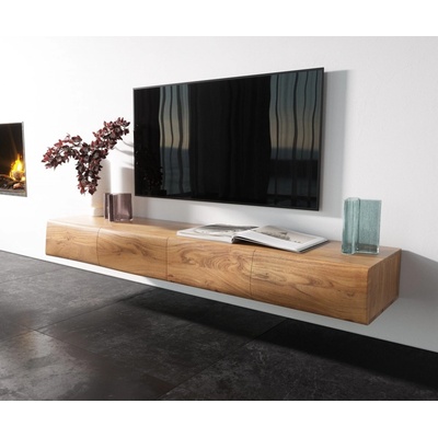 Delife New Live Edge 145 cm 3 dvířka závěsný